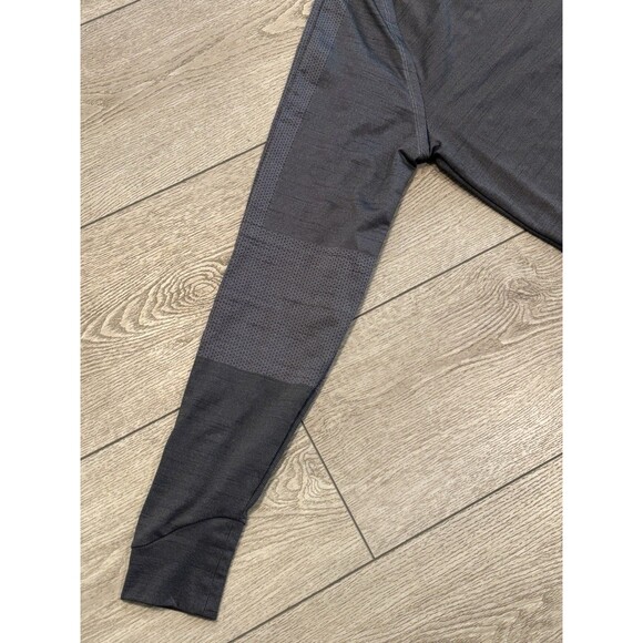 Nike Golf Dri Fit Grey Long Sleeve Crew Neck Pullover Swoosh Mens Medium - Picture 2 of 8